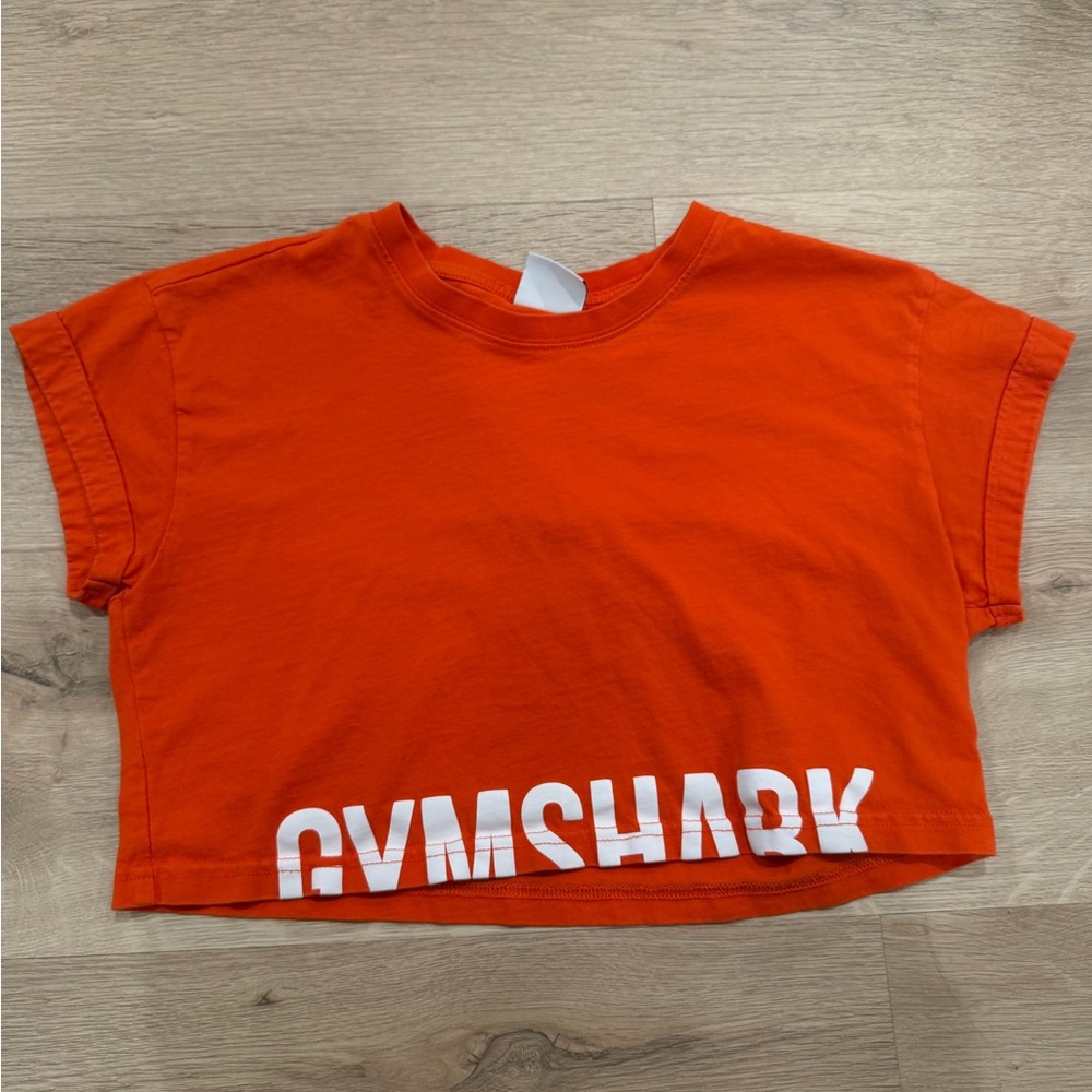 Gymshark Bright Orange Crop Top